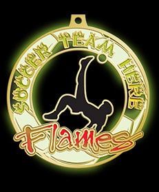 Sample 6 Custom Glow In the Dark Medals image