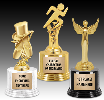 Classic Deluxe Trophies FREE Engraving Up To 40 Characters