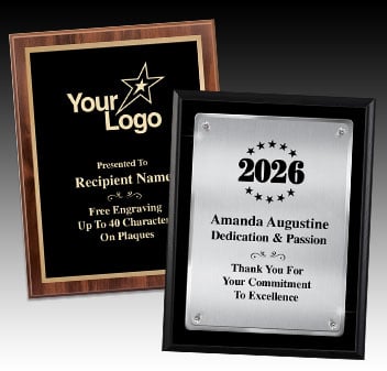 Corporate Plaques - Many Styles To Choose From