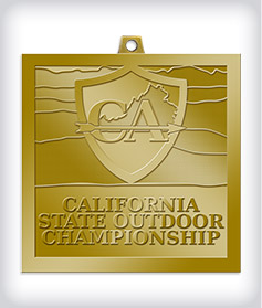 Antique Gold Custom Community Event Medals image