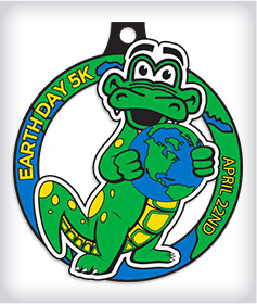 Black Dyed Custom Community Event Medals image