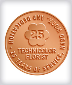Shiny Bronze Custom Years Of Service Pins image