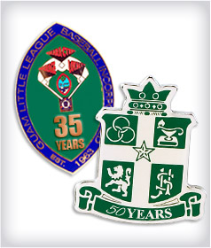 Custom Years of Service Semi Cloisonne Pins image