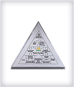 Custom Triangle Acrylic Embedments image