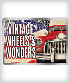 Custom Silver Plastic Dash Plaques image