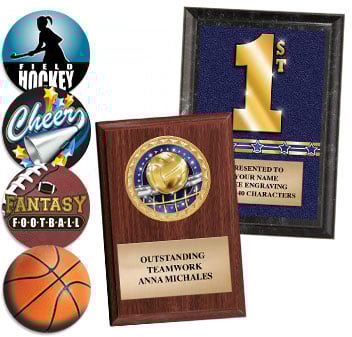 Sport Plaques - Hundreds Of Activities Available