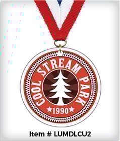 Circle Custom 2" Acrylic Medal image