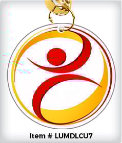 Circle Custom 7" Acrylic Medal image