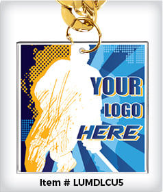 Square Custom 5&rdquo; Acrylic Medal image