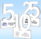 Years Of Service Acrylic