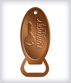 Antique Bronze Custom Bottle Opener Medals image