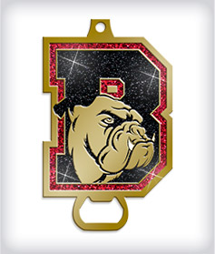 Glitter Custom Bottle Opener Medals image