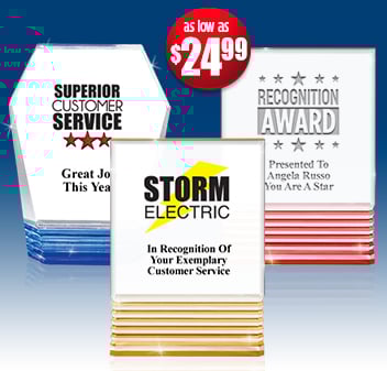 Rockwell Acrylics - Many Styles To Choose From