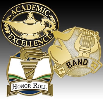 Scholastic Pins Many Styles To Choose From!