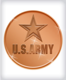 Custom Shiny Bronze Coins image