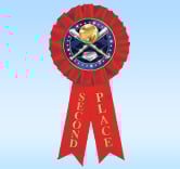 2nd Place Rosette Ribbon