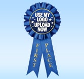 Custom 1st Place Rosette Ribbon