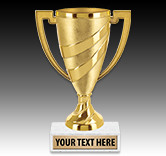 Gold Swirl Cup Trophy
