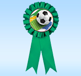 Green Rosette Ribbon