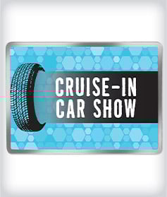 Custom Silver Plastic Dash Plaques image