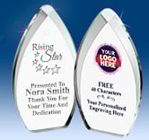 Tear Drop Acrylic Awards