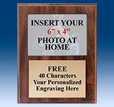 Wood Photo Plaque