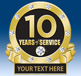 10 Year Engravable Pin