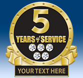 5 Year Engravable Pin