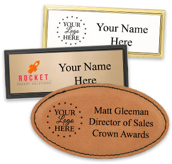 Badges FREE 40 Characters Of Engraving - Magnetic Backing