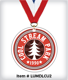 Circle Custom 2" Acrylic Medal image