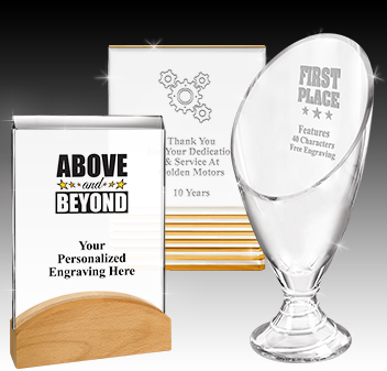 Sale Crystals & Acrylics Color Print Or Laser Engrave