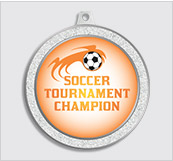 Silver Glitter Insert Medal Medal