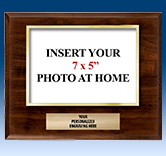 Slide In Photo Plaque