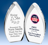 Tear Drop Acrylic Awards