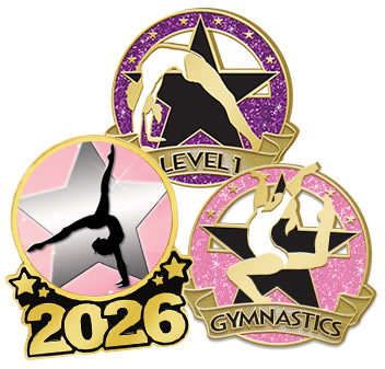 Gymnastics Pins Many Styles To Choose From!