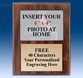 Wood Photo Plaque