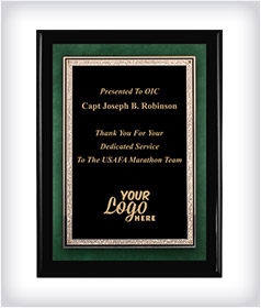 Custom Double Matte Framed Plaque image