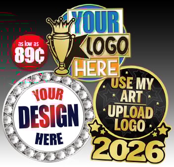 Custom Pins Features Your Logo Or Artwork
