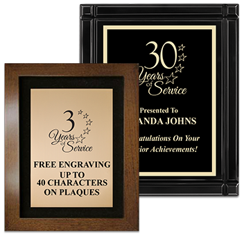 Anniversary Plaques FREE Shipping On Orders $110+
