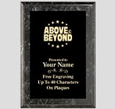 Black Metallix Plaque