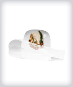 Custom Cowboy Hat Acrylic Embedments image