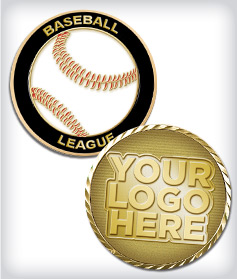 Custom Baseball Coins image