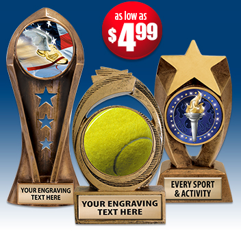 Insert Sculpture Trophies Many Styles To Choose From!