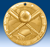 2" Baseball Medal