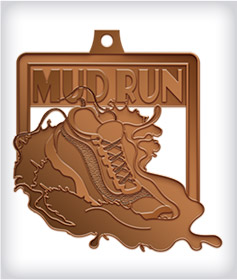 Antique Bronze Custom Running Medals image