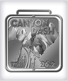 Antique Silver Custom Running Medals image