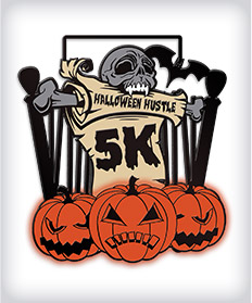 Glow In The Dark Custom Running Medals image