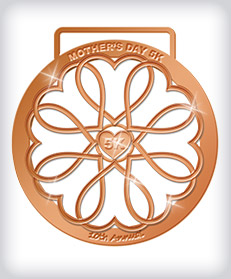 Shiny Bronze Custom Running Medals image