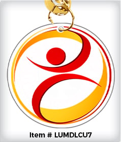 Circle Custom 7" Acrylic Medal image