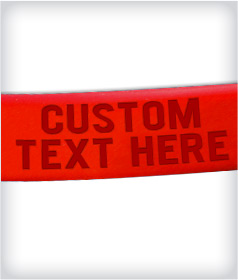 Custom Awareness Bracelets With Your Text image